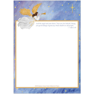 Heavenly Angel Note Pad - Children's Art Project