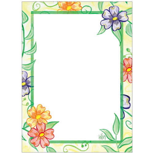 Flower Tapestry Note Pad