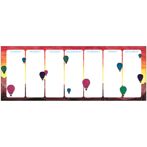 Balloon Festival Weekly Note Pad - Children's Art Project