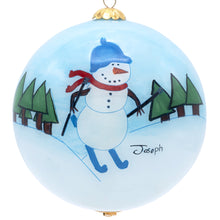 Downhill Frosty Ornament - Children's Art Project