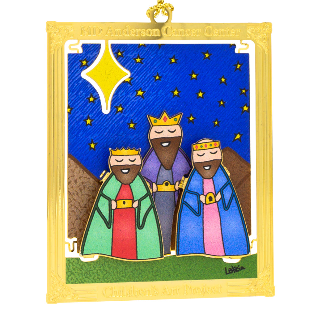 Three Kings 3D Ornament - Children's Art Project